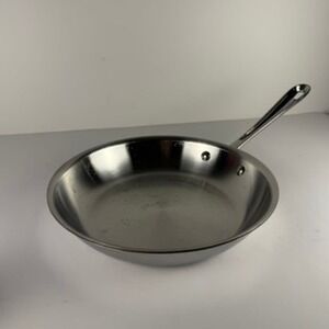 USA All-Clad Stainless Steel 10.5" Skillet Fry Pan Saute No Lid Kitchen Cookware